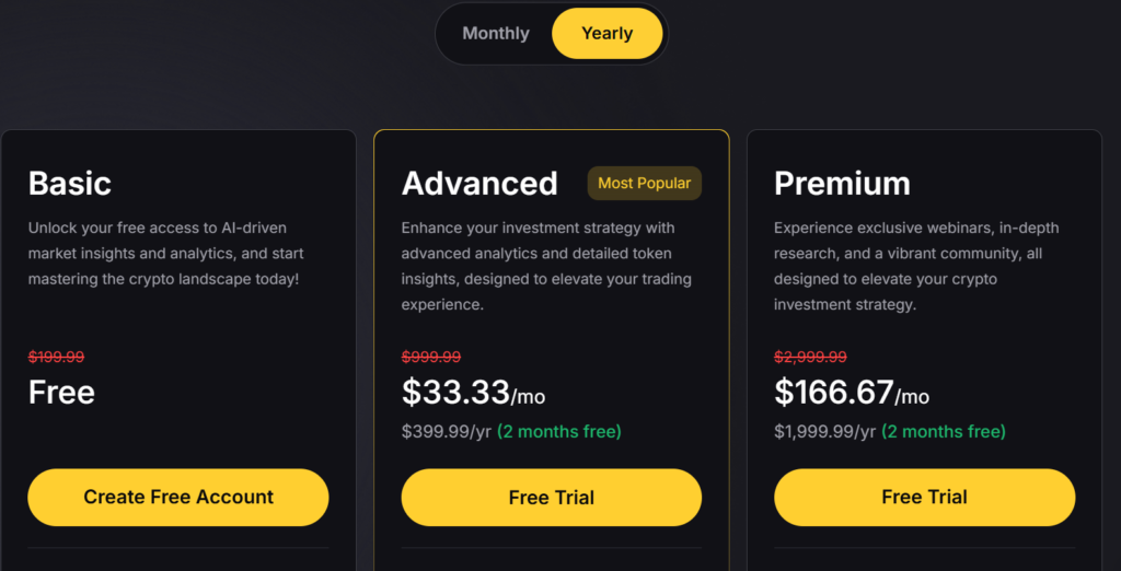 Pricing and Plans