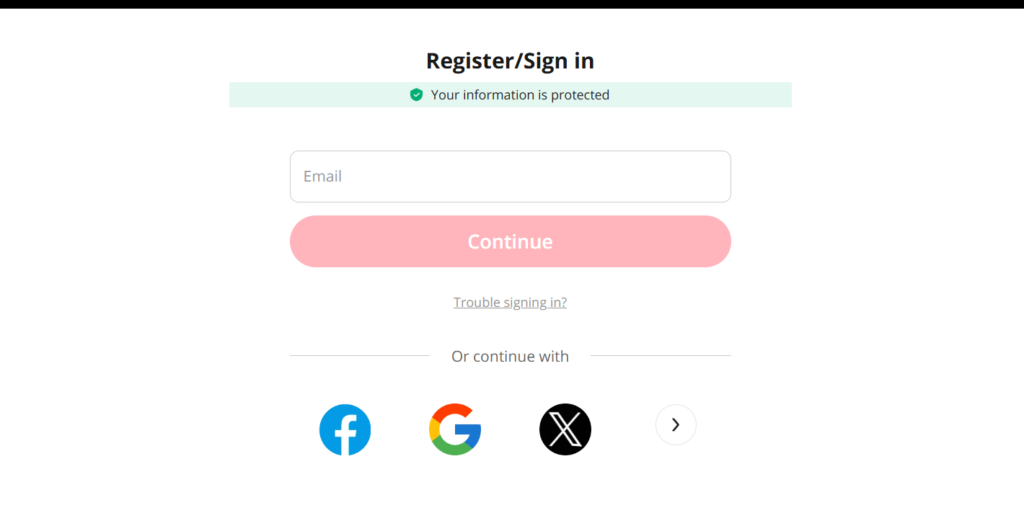 Signing Up