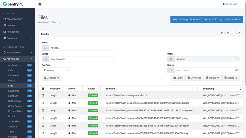 File and Document Monitoring